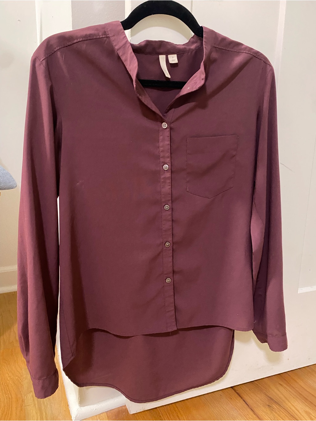 Frenchi Mauve Button-Down Shirt